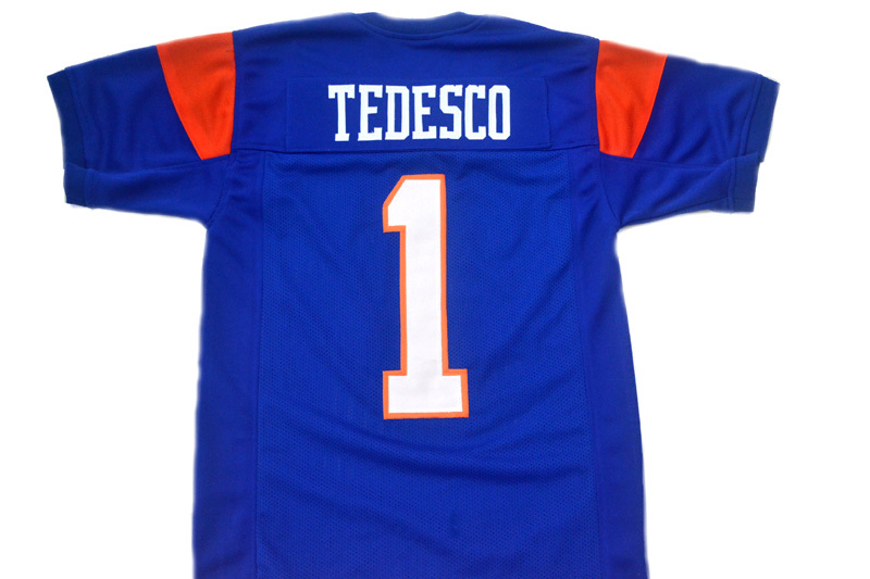 Primary image for Harmon Tedesco #1 Blue Mountain State Movie Football Jersey Blue Any Size