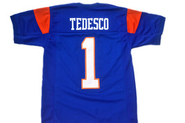 Harmon Tedesco #1 Blue Mountain State Movie Football Jersey Blue Any Size image 4