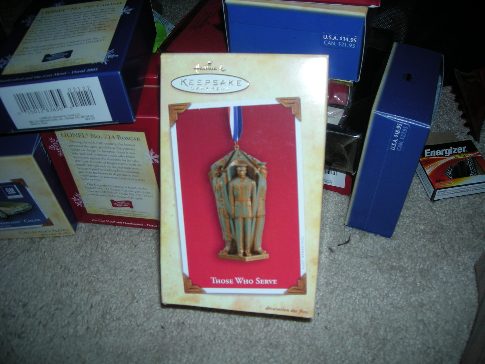 NEW HALLMARK THOSE WHO SERVE CHRISTMAS ORNANMENT 2004 - $10.00
