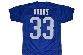 Al Bundy #33 Polk High Married With Children Movie Football Jersey Blue Any Size - £32.47 GBP