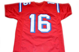 Shane Falco #16 The Replacement Movie Football Jersey Red Any Size image 2