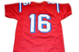 Shane Falco #16 The Replacement Movie Football Jersey Red Any Size image 5