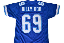 Billy Bob #69 Varsity Blues Movie Football Jersey Blue Any Size - $39.99