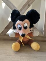 Vintage Disney Mickey's Christmas Carol Mickey Mouse Plush Stuffed Toy 1984 - $9.49