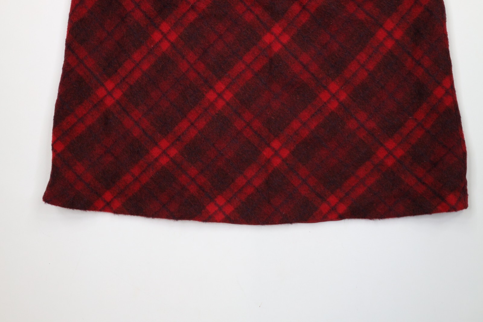 Deadstock Vintage 90s Eddie Bauer Womens 16 Alpaca Wool Mohair Blend Skirt Red Item image 10
