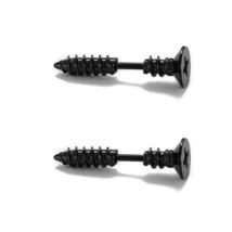Small Black Punk Stud Earrings For Women Men Boy 2022 New Fashion Zircon Geometr - £10.34 GBP