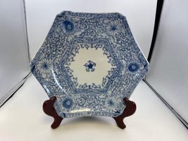 Vintage Asian Blue and White Serving Dish Cake Plate - $39.99