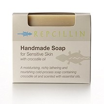 Repcillin Handmade Soap For Sensitive Skin With Crocodile Oil - £16.47 GBP
