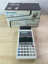 Sharp EL-1186 Elsi Mate Vintage Electronic Printing Calculator With Box untested - £11.72 GBP