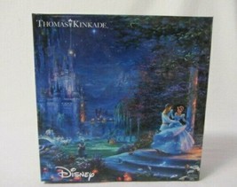 Thomas Kinkade Disney Cinderella Dancing 750 Piece Jigsaw Puzzle &amp; Poster Mib - £14.78 GBP