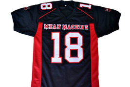 Paul Crewe #18 Mean Machine Longest Yard Movie Football Jersey Black Any Size image 2