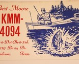 Vintage CB Ham Radio Card KMM 4094 Madison Tennessee  - $4.94