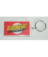 The Big Bang Theory Bazinga Name Logo Acrylic Key Ring Keychain NEW UNUSED - €3,49 EUR