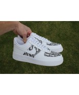 Luxury-Inspired White Custom Air Force 1s – Men’s &amp; Women’s Low Top Snea... - $224.99