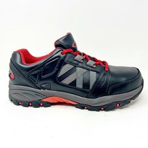 Knapp Allowance Sport Steel Toe Black Red Mens Wide Width Work Sneakers - $29.95