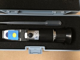 45 82% Brix Refractometer 4 Syrup Jelly Jam Sugar W/ Lighted Daylight Plate - $49.49