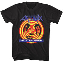 Anthrax State of Euphoria Men&#39;s T Shirt Heavy Metal Band Album Cover Concert - £20.79 GBP+