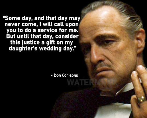 DON CORLEONE GODFATHER QUOTE JUSTICE PUBLICITY PHOTO ALL SIZES - $4.95+