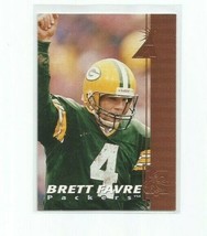 Brett Favre (Green Bay Packers) 1997 Pinnacle Rembrant Bronze Promo Card #1 - £3.91 GBP