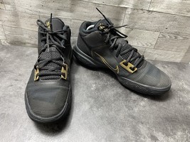 NIKE Basketball Sneakers Mens 9 M KYRIE Flytrap 4 Shoes Black Mesh CT197... - $27.54