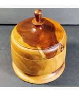 &quot;VTG Artes Acostay Dominican Republic Handcrafted Wooden Lidded Jar/Cont... - €40,55 EUR