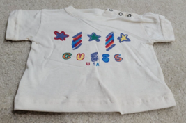 Vintage Baby Guess USA Toddler Baby Size 3 Months T-Shirt - $11.30