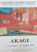 Kojiro Akagi - Originale Exhibition Poster - Galleria Denise Valtat - Pa... - £159.45 GBP