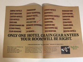 1982 Holiday Inn Vintage Print Ad Advertisement 2 Page pa15 - £5.53 GBP