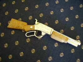 Nicholas Spitfire Toy Cap Rifle vintage and bullet - $53.00