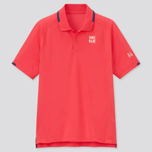 Uniqlo 2021 Roger Federer French Open Dry-EX Polo Shirt (Red) Usa Sizing Large - £79.12 GBP