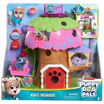 Puppy Dog Pals Keia&#39;s Treehouse 2-Sided Playset, Includes 7 Pieces, Officially L - £39.95 GBP