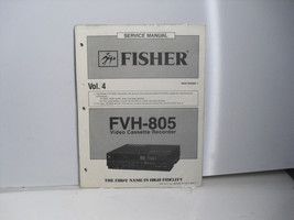 Fisher FVH-805    Service Manual - £1.55 GBP