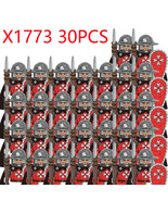 30PCS Military Building Blocks Medieval Time Roman Action Soider Figures... - $855.14 MXN
