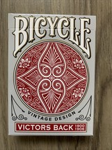 Bicycle Red Victors Back 1900-1906 Playing Cards Deck Vintage Design NEW - £7.06 GBP