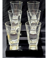 Vintage FOSTORIA 5.75&quot; Crystal Highball Glass 2936 TRANSITION Barware - ... - $64.66