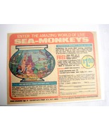1970 Color Ad Sea Monkeys Sales Unlimited Transcience Corporation - $7.99