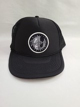 Otto Volcom Roped Mesh Snapback Mens Trucker Hat Cap Black NWOT - £15.73 GBP