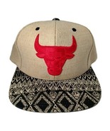 Chicago Bulls NBA Mitchell &amp; Ness Hemp Crown Hat Pattern Brim Brown Strap - €11,01 EUR