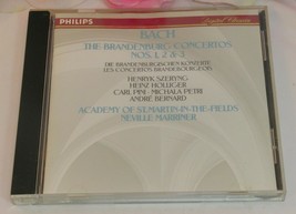 Bach The Brandenburg Concertos Nos. 1, 2 &amp; 3 10 tracks 1990 Phillips Pro... - £8.99 GBP