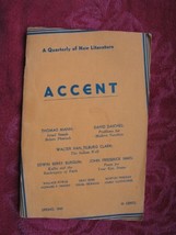 Accent: A Quarterly of New Literature [Spring 1943, Volume 3, No. 3] [Pa... - $29.99