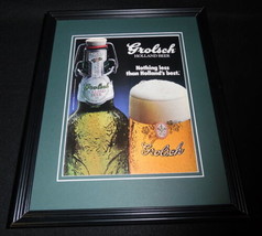 1983 Grolsch Holland Beer Framed 11x14 ORIGINAL Vintage Advertisement - £27.62 GBP