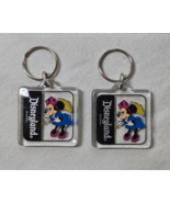 Vintage Disneyland Minnie Mouse Clear Suncatcher Keychain Lot of 2 - $9.95