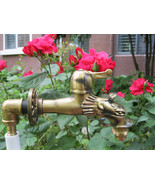 5&quot;  Vintage Brass Bathroom singe cold dragon faucet Home Garden Outdoor ... - $80.00