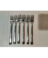 BSF Melody 6 Pastry Forks Stainless Polished 18/10 - $29.99