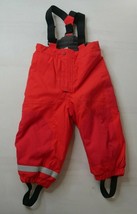 Toddler Suspender Bib Snow Pants Baby H&amp;M Sport Red  Youth US Size 1 1/2... - $31.49