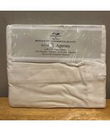 1888 Mills Restaurant Aprons Set Of 3 Cotton Poly Blend 30x33” Cream - $55.17 CAD