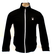 Spyder Black &amp; White Zip Front Track Jacket Men&#39;s Size Medium  M  NEW - $79.19