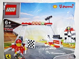 The Shell V-Power LEGO Collection 2 2014 - 40194 Finish Line &amp; Podium White - £20.83 GBP