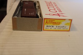 HO Scale Accurail, 50&#39; Box Car, Rock Island Rocket, Brown #30142 - 5011 ... - £23.69 GBP