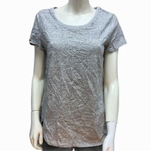 H by Halston Donegal Knit Scoop-Neck Top Grey, Small (A308597) New with Defects - £10.32 GBP